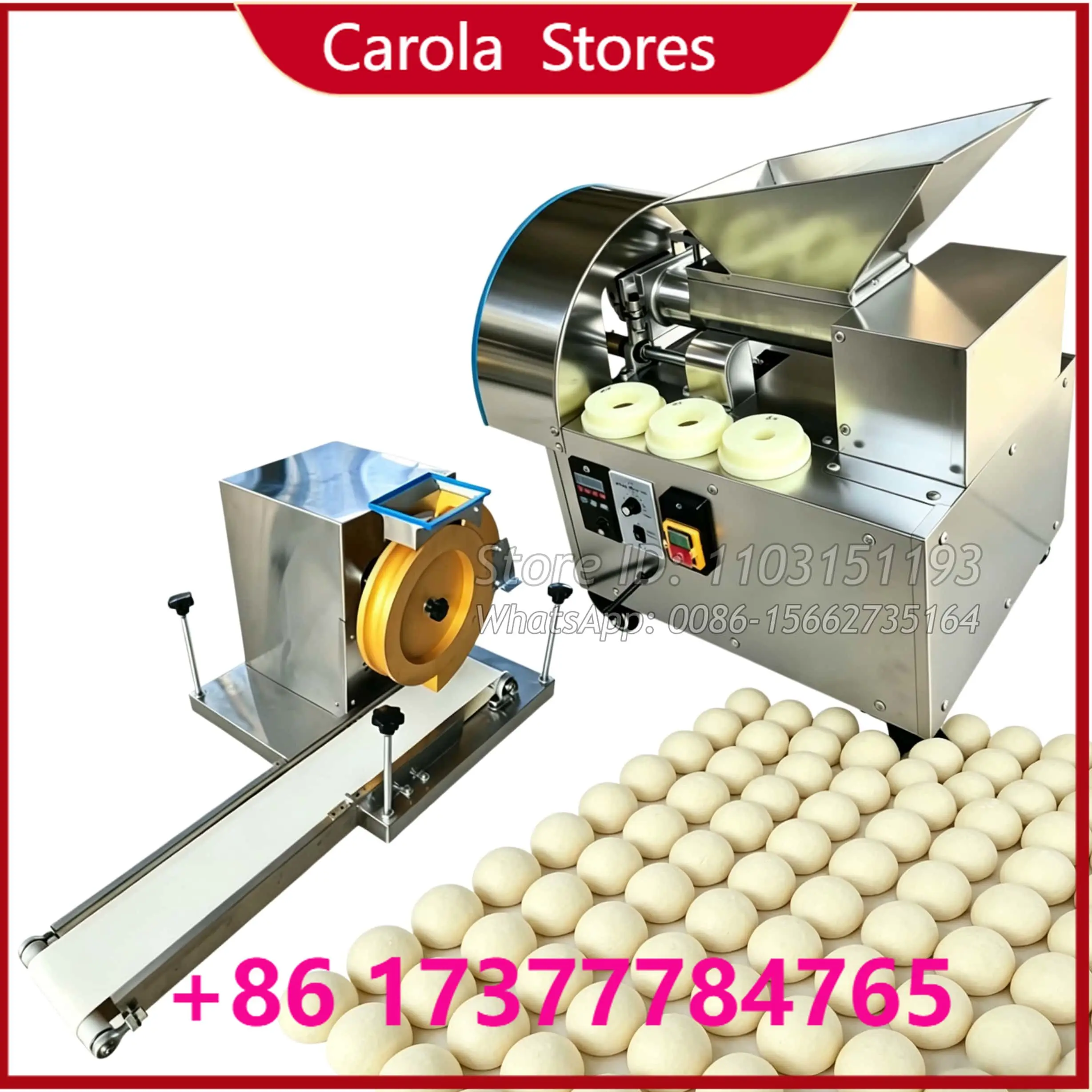 5 g~500 g Adjustable Dough Ball Ce Momo Dough Divider Cutter Rounder For Pizza Bread Cookie Hot Dog Bun