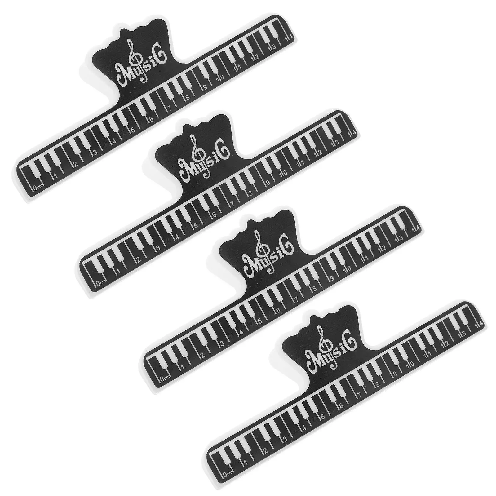 

Piano Clip Music Paper Clips Sheet Holder Book Claw Black Large Binder Strong Grip Versatile Use For Paper Music Books