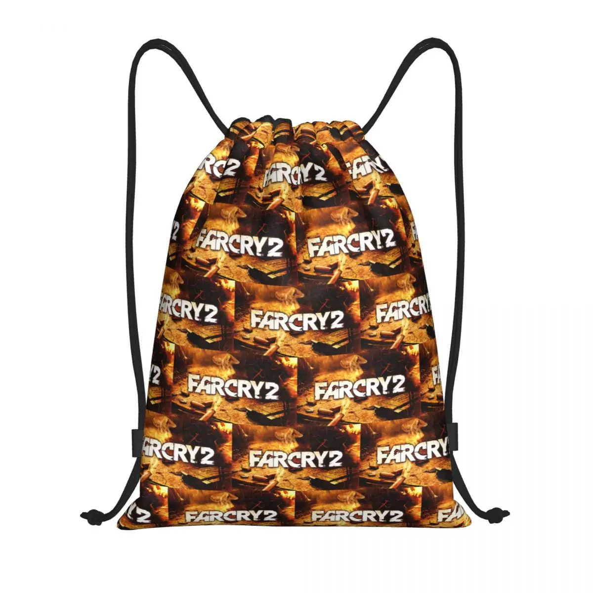 

Рюкзак на шнурке для игры на заказ F-Far Cry, сумки для женщин и мужчин, легкий спортивный рюкзак для спортзала, мешки для йоги