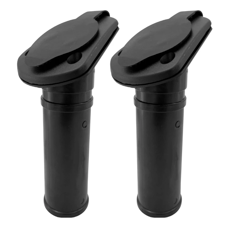Q39E FiFishing Rod Holder With Dust Cover 30 Degree Tilts Rod Rest Support Rack
