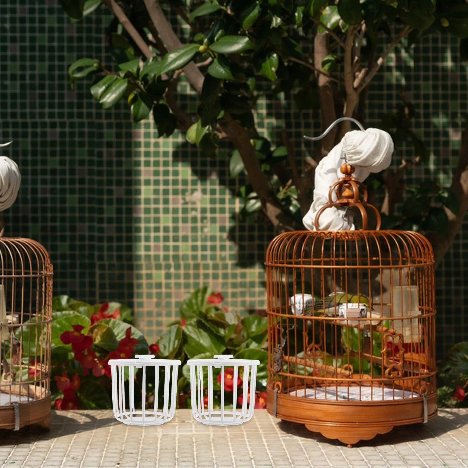 4Pcs Plastic Bird B… - image