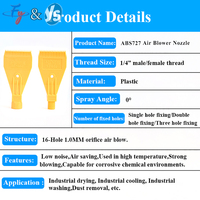 YS Industrial ABS Air Knife Nozzle Kit 1/4\