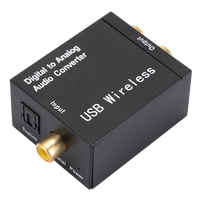 Bluetooth-compatible DAC Amplifier Digital To Analog Audio Decoder Optical Fiber Toslink Coaxial Signal To RCA R/L Audio Convert