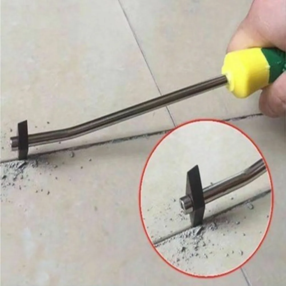 Professional Ceramic Tile Grout Cleaner Caulking Remover Tool Tile Gap Cleaner Drill Bit Floor Wall Seam Cement Cleaning Tool