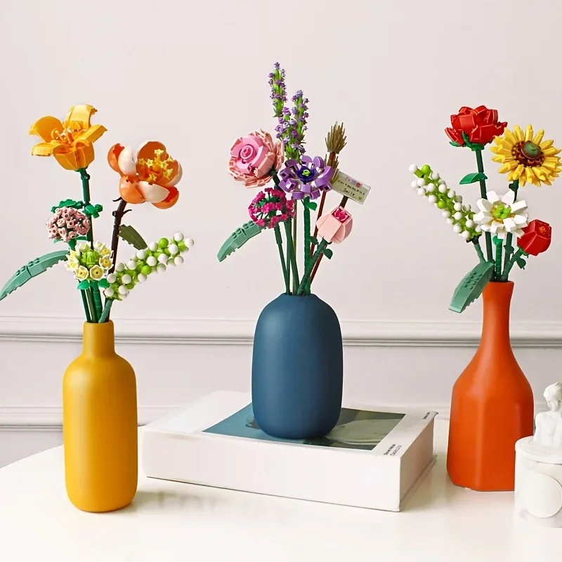 

Get Your Own Eternity Bouquet-Building Blocks Model Toys - Perfect Thanksgiving Day/Christmas Gift, Beautiful Decoration