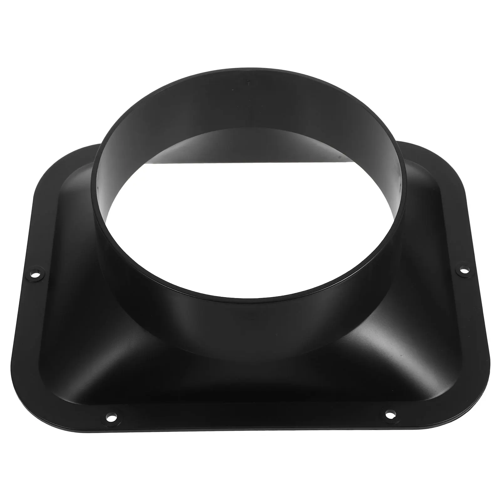 

Flange Fitting Accessories Air Duct Adapter Black ABS Dust Collection Pipeline Connectors Square Flange Ventilation Fittings