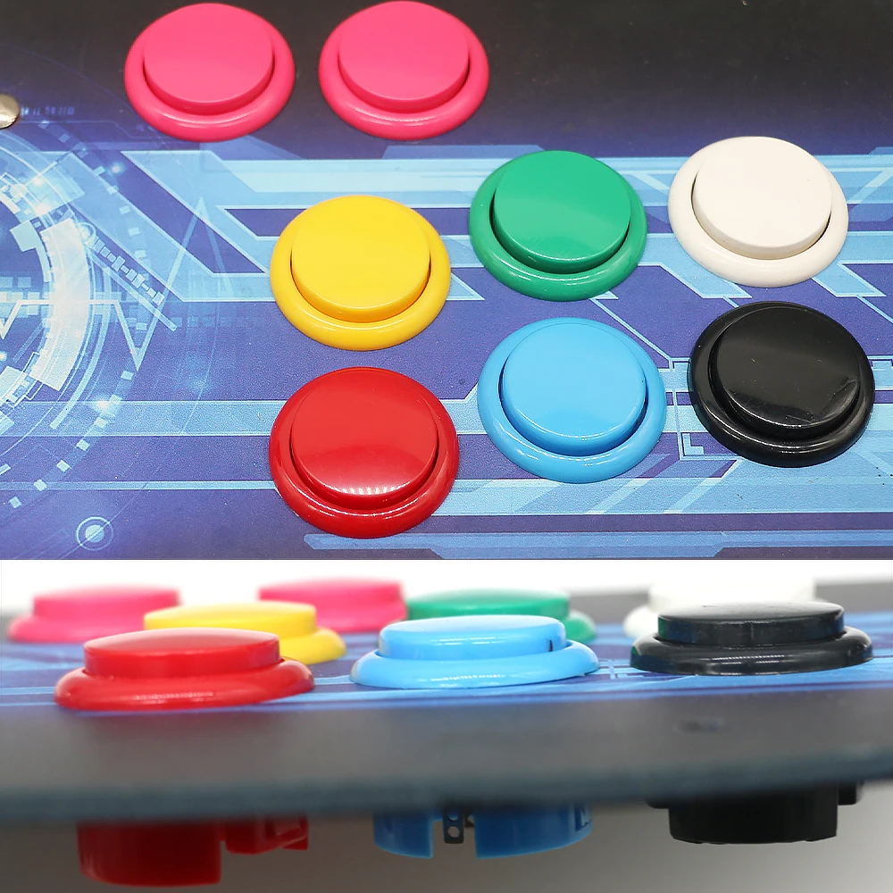 10Pcs 24mm/30mm Tasten Arcade Push Button Für Sanwa Hitbox Controller Neo Geo Nintendo Joystick DIY kit Spiel Maschine Schalter – Detail 6
