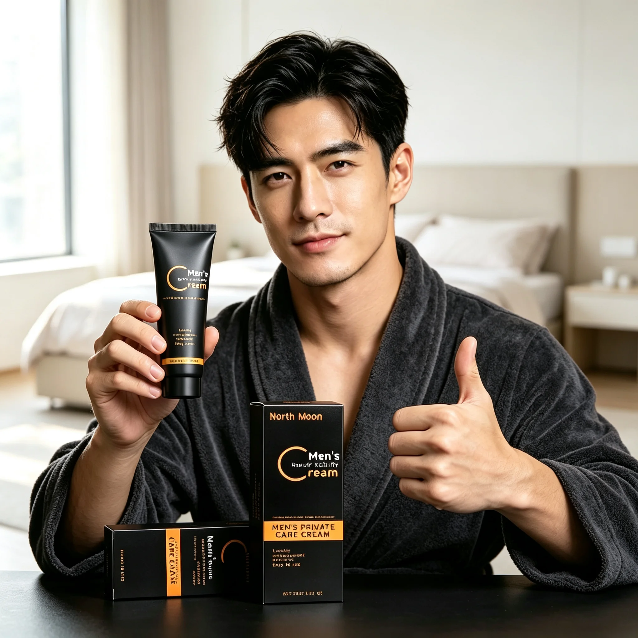 Men's body care cream, gentle moisturizing, improve quality of life, extend long-lasting and comfortable personal care cream