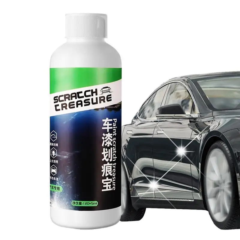 Car Scratch Removal Wax 120ml Scratch And Swirl Remover Compound Buffing Compound For Car Paint Restorer With Sponge Wipe For