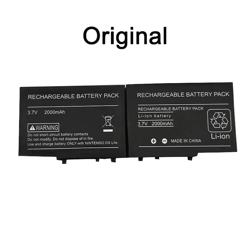 Game Console Built-in Battery Host Batterie 2000mAh 3.7V Lithium Rechargeable Replacement Cell W/ Screwdriver