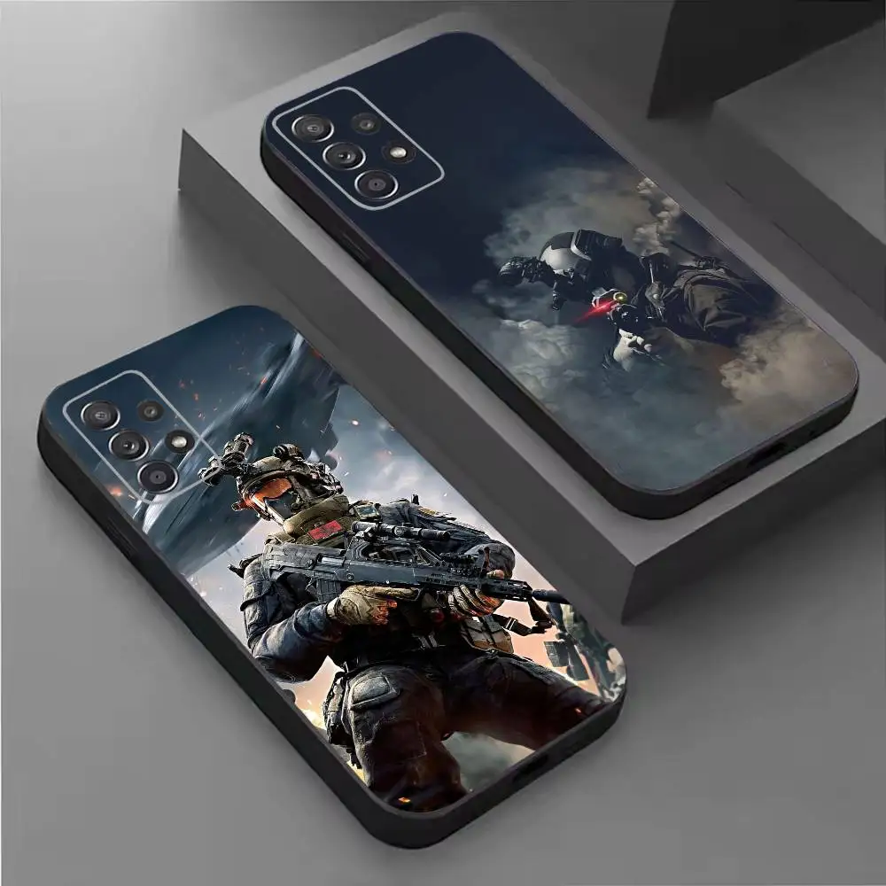 The Game D-Delta Force-e Soft Black Phone Case for Samsung  S26,25,24,21,22,21,20,10,9,8,7,6Ultra,Plus,Fe, Lite