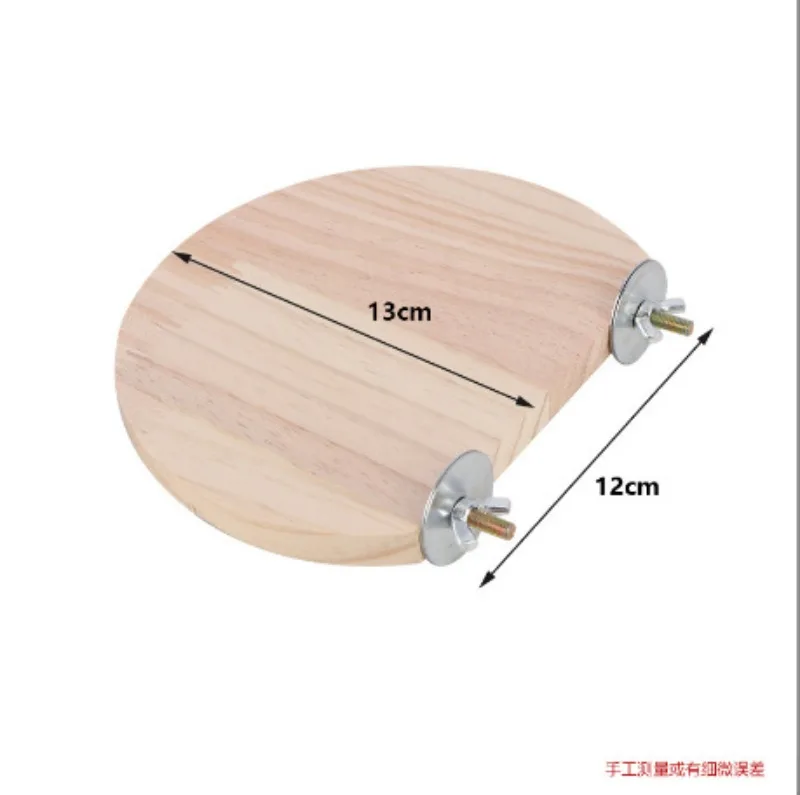 Natural Wood Parrot Perch Platform Climbing Stand Toy for Budgie Cockatiel Lovebird Conure Bird Accessories for Play And Grindin view 4
