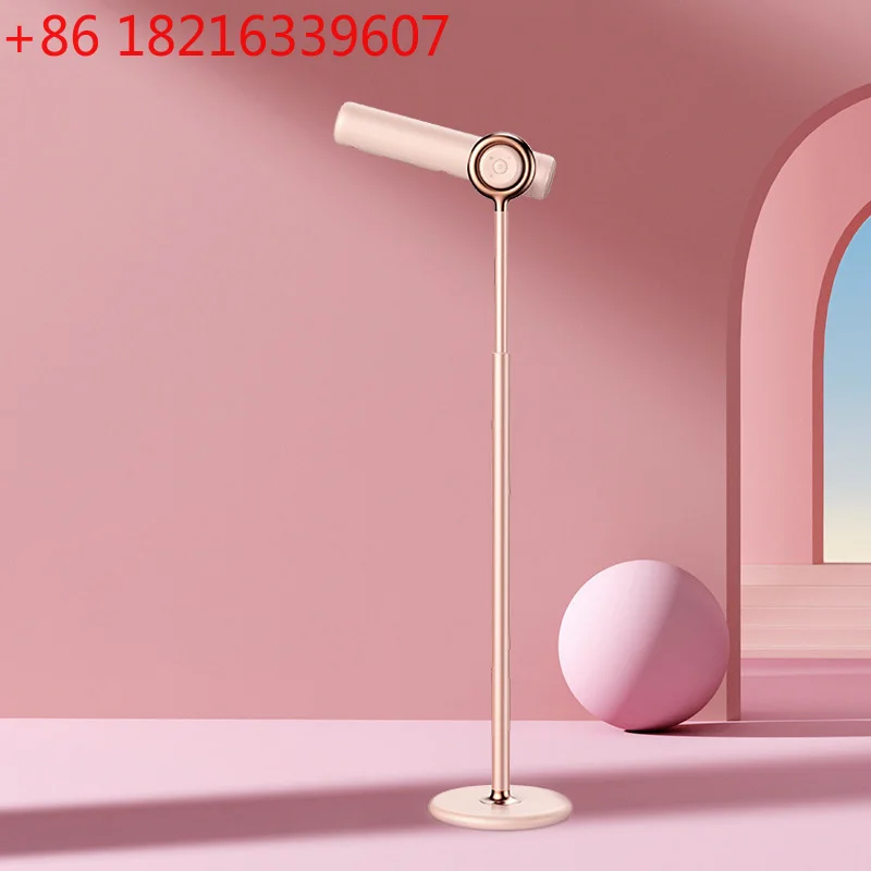 Vertical hair dryer, household high-power hair dryer, negative folding standing double air outlet hair dryer