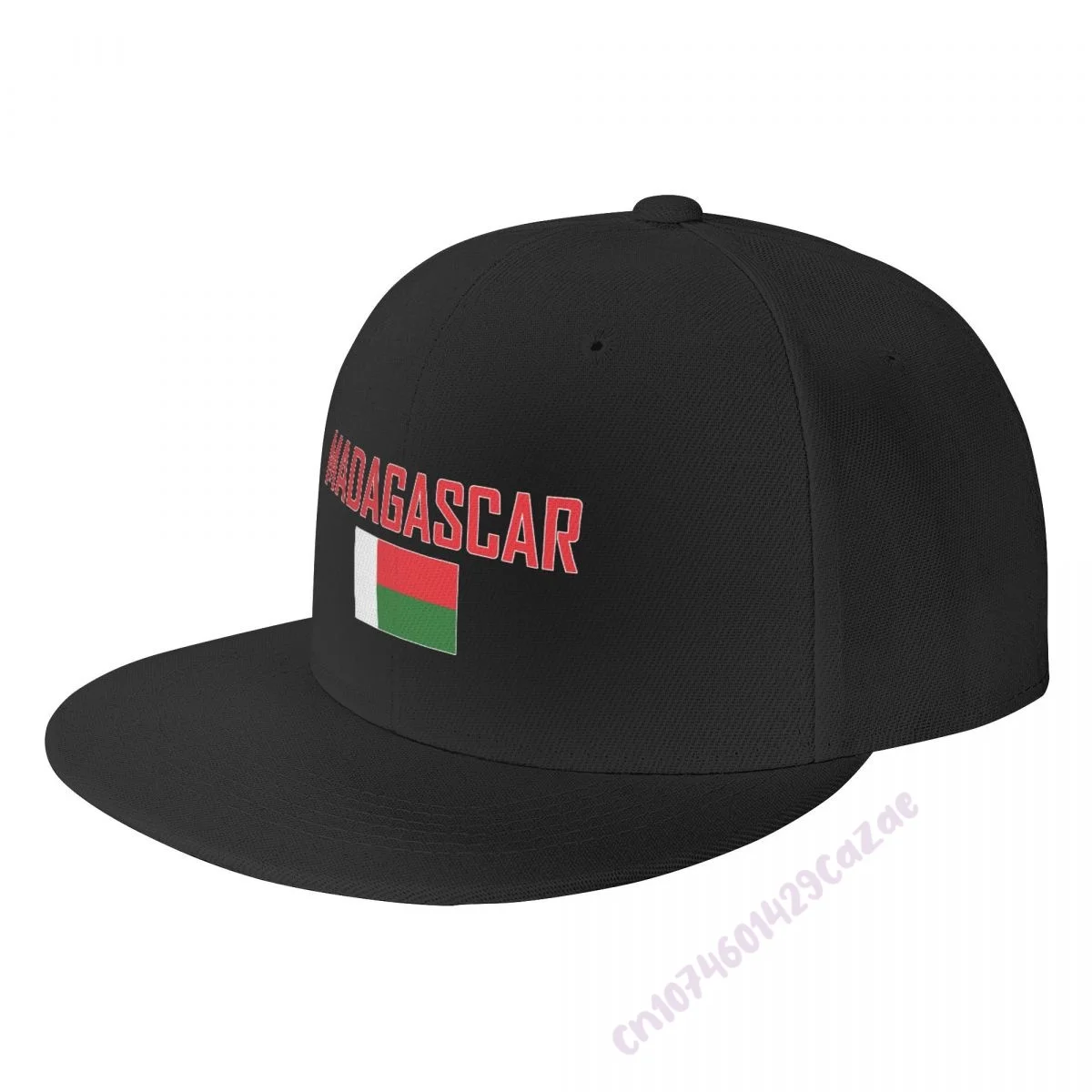 MADAGASCAR Flag Flat Brim Baseball Cap Breathable Adjustable Men Women Outdoor Hip Hop Hat For Gift