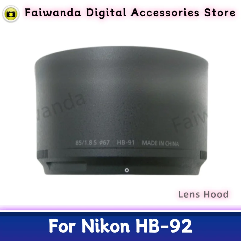

New Original Genuine Front Lens Hood HB-91 For Nikon NIKKOR Z 85mm F1.8S Lens (67mm) Z85/1.8S 85/1.8 Z85