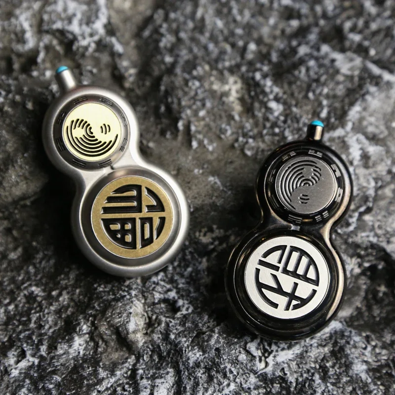 Cucurbit Spinner Fidget Slider Metallo Fidget Toys Strumento ADHD Anti-ansia Giocattoli da scrivania Giocattoli antistress Regali per adulti