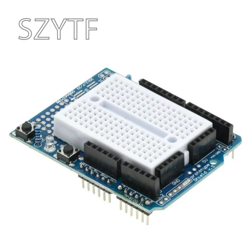 Smart Electronics UNO Proto Shield Prototype Expansion Board With SYB-170 Mini Breadboard Based For Arduino UNO ProtoShield DIY