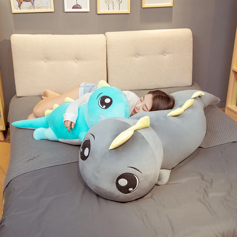 

Big Eyes Dinosaur Large Plush Pillow Toy Cartoon Stuffed Animals Dinosaur Plushies Doll Girlfriends Sleeping Pillows Soft Toys