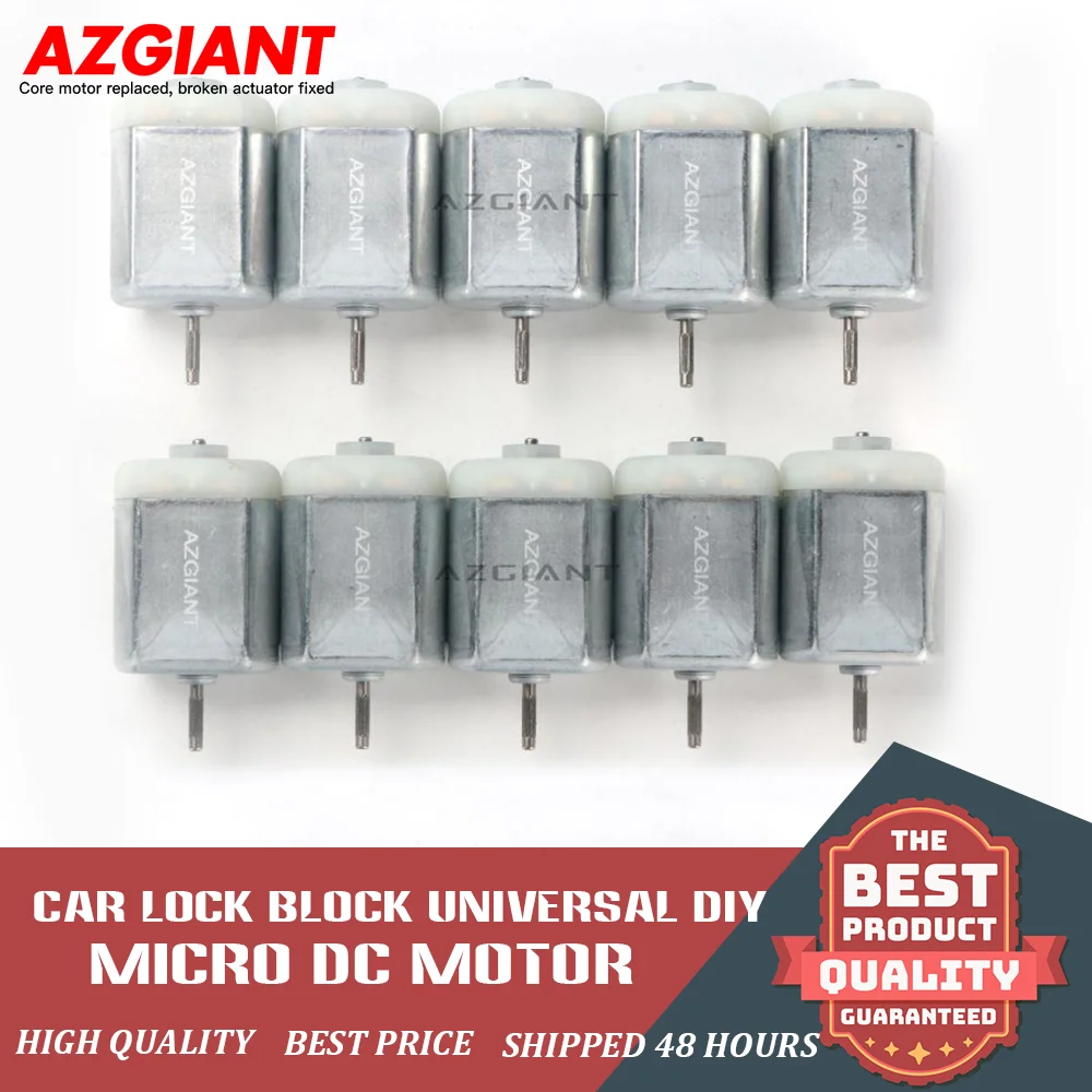 

AZGIANT 10pcs FC280 DIY DC Motor 12V for Automotive Central Locking Door Lock Rearview Mirror Folding Micro motor