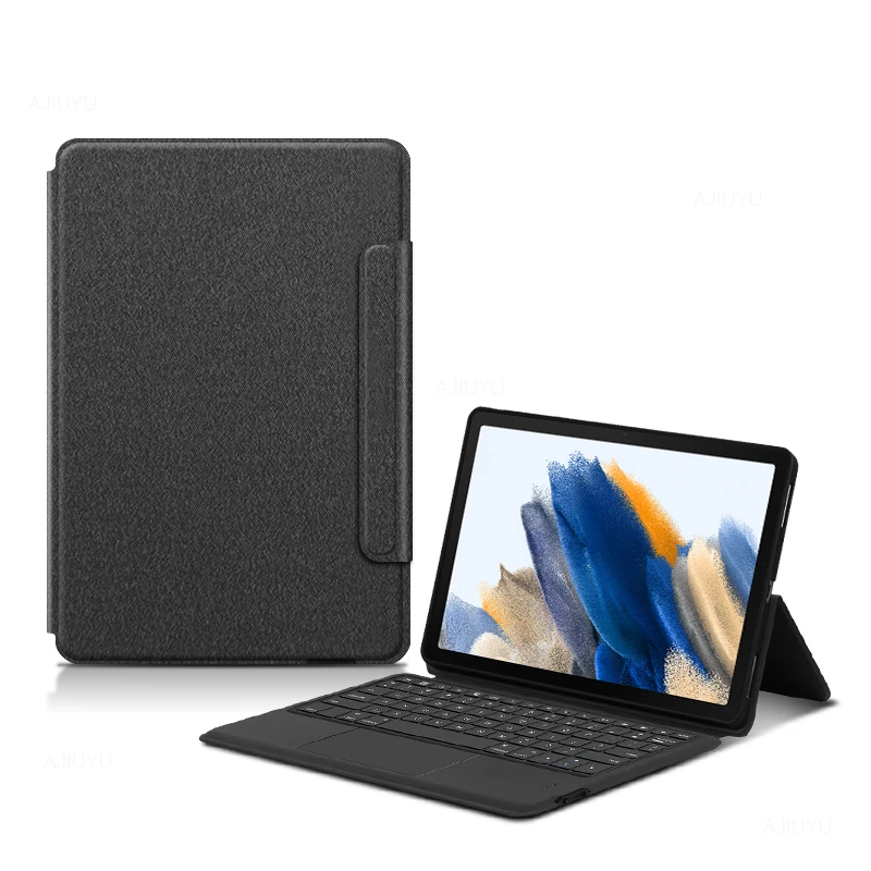 Capa para Samsung Galaxy Tab, A8, 10.5 ", 2021, SM-X200, SM-X205, Tablet, Teclado Bluetooth, Touchpad, Concha protetora