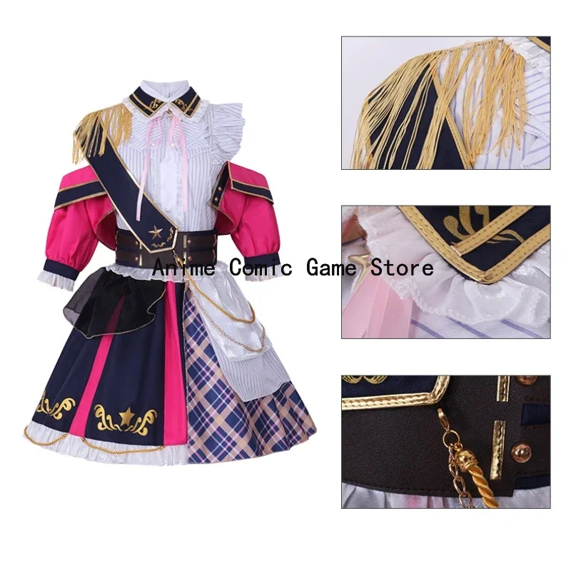 IN STOCK XS-2XL Rubii Hoshino Arima Kana Mem Cosplay Lolita Dress Anime Oshi No Ko Performance Idol Master Halloween for Women