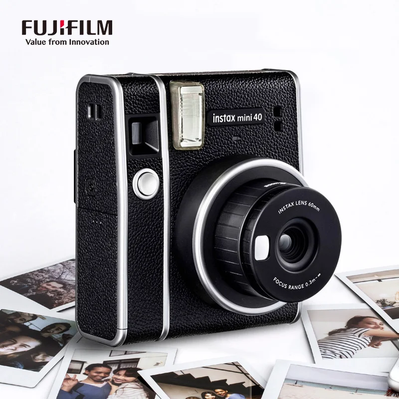 Bộ Máy Chụp Ảnh Lấy Ngay Fujifilm Instax Mini 40 Máy Ảnh Retro 1 Lần In Hình Máy Chụp Hình Mini40 Thời Trang