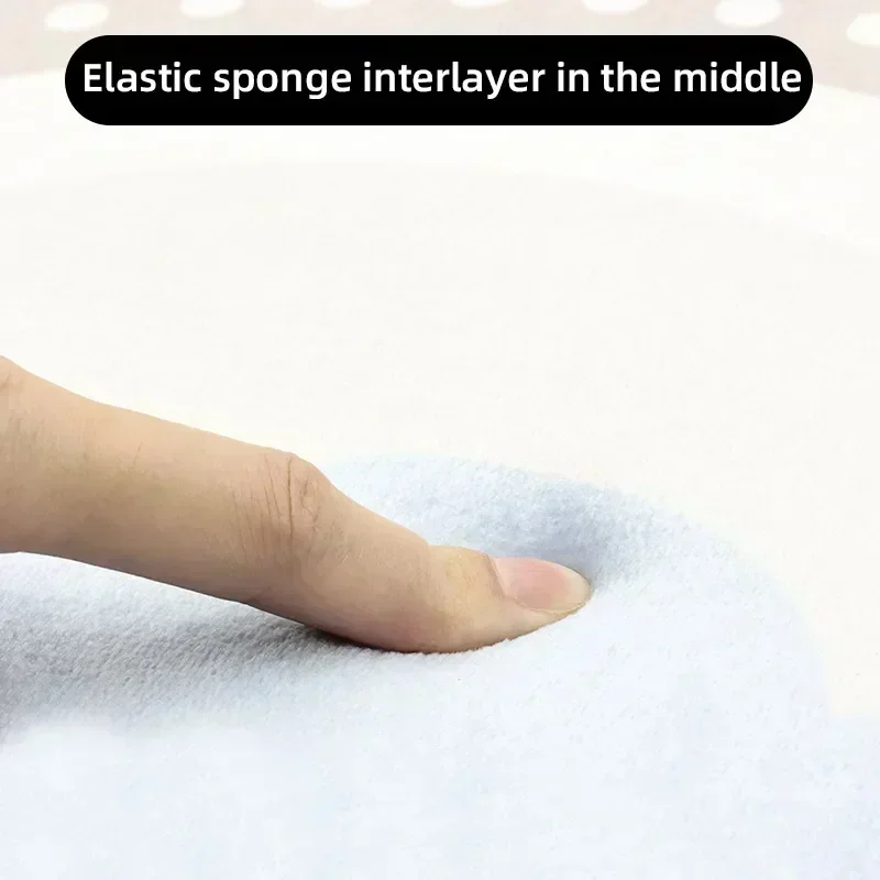 MINISO ديزني النجوم غرزة أنيمي منطقة السجاد السجاد غرف المعيشة المنزلي الأطفال غرفة نوم الاطفال أريكة ممسحة الطابق عدم الانزلاق الحصير