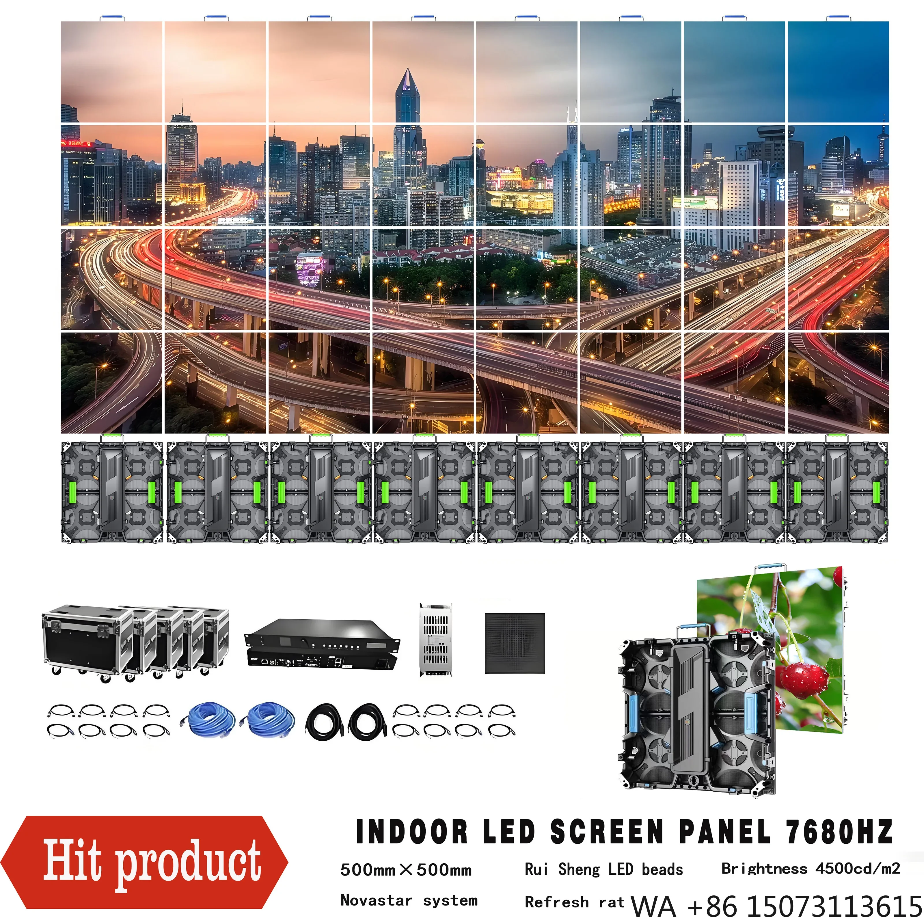

Indoor P2.604 LED Display Ultra Clear Rental Screen for Event Stage Backdrops & Exhibitions