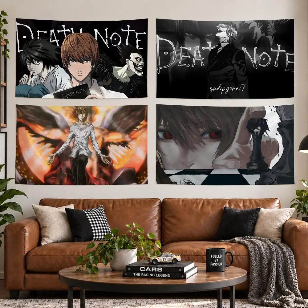 Anime Death Note Tapestry Outdoor Parties Bedrooms Living Rooms Dorm Rooms Wall Decor Banners Gifts