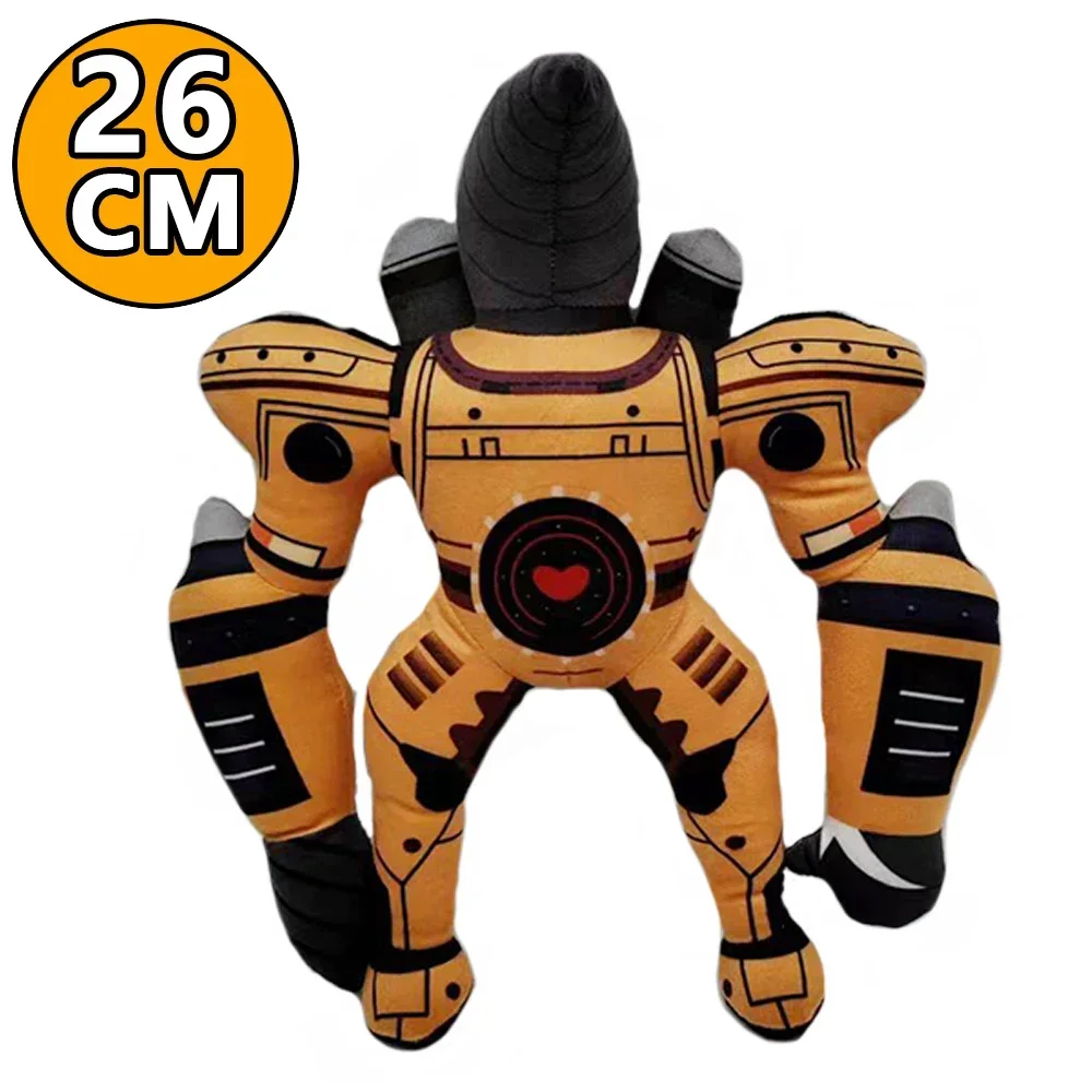 Skibidi Toilet Titans TV Man Drill Man Plush Toy Skibidi Toilet Titans Speakerman Cameraman Clockman Plush Doll Clock Camara Man