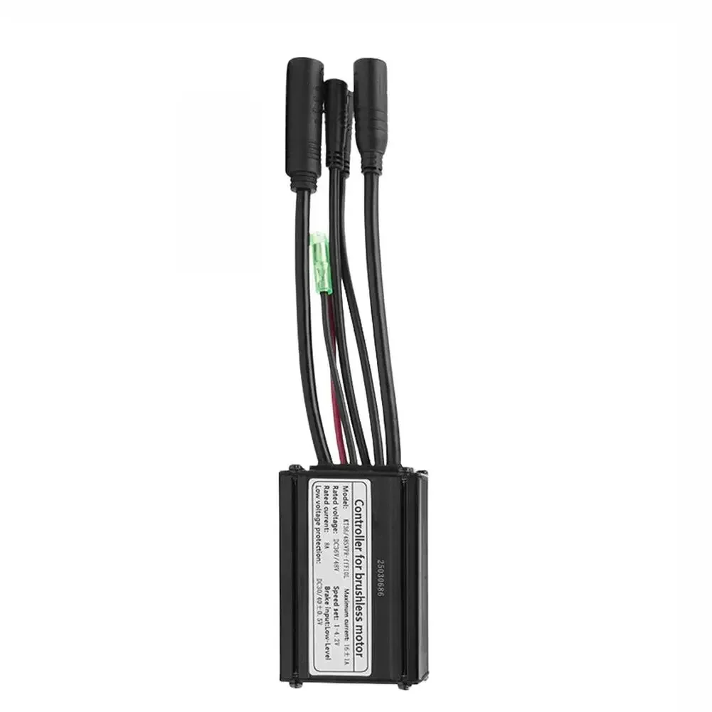 Aluminum Alloy Shell Brushless Controller Brake Sensitivity Heat Dissipation Feature Sine Wave Controller For E-bike