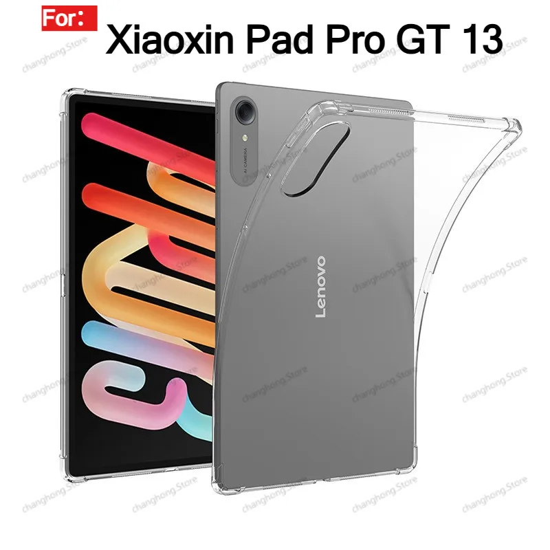 

For Lenovo Idea Tab Pro Gen2 13"(TB390) 2026 Transparent TPU Protection Shockproof Xiaoxin Pad Pro GT 13 13inch TB378FC TB376FC