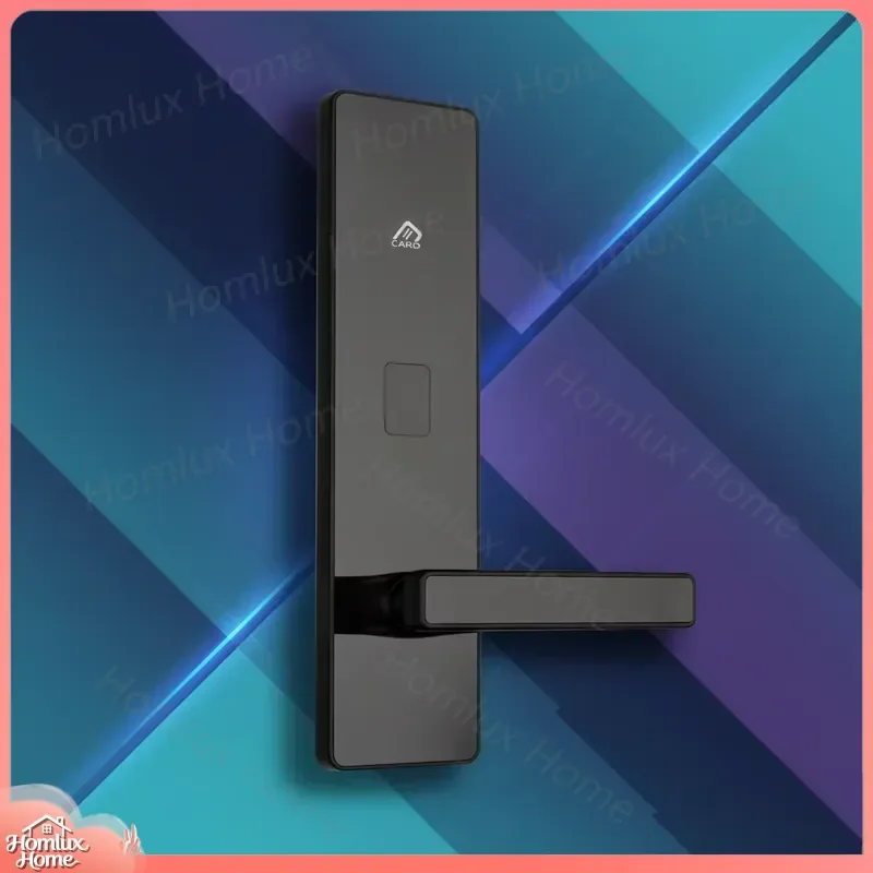 Electronic Smart Hotel Door Lock RFID Key Card Access Control System Five Bolt Stainless Steel Door Lock SDK Compatible Free