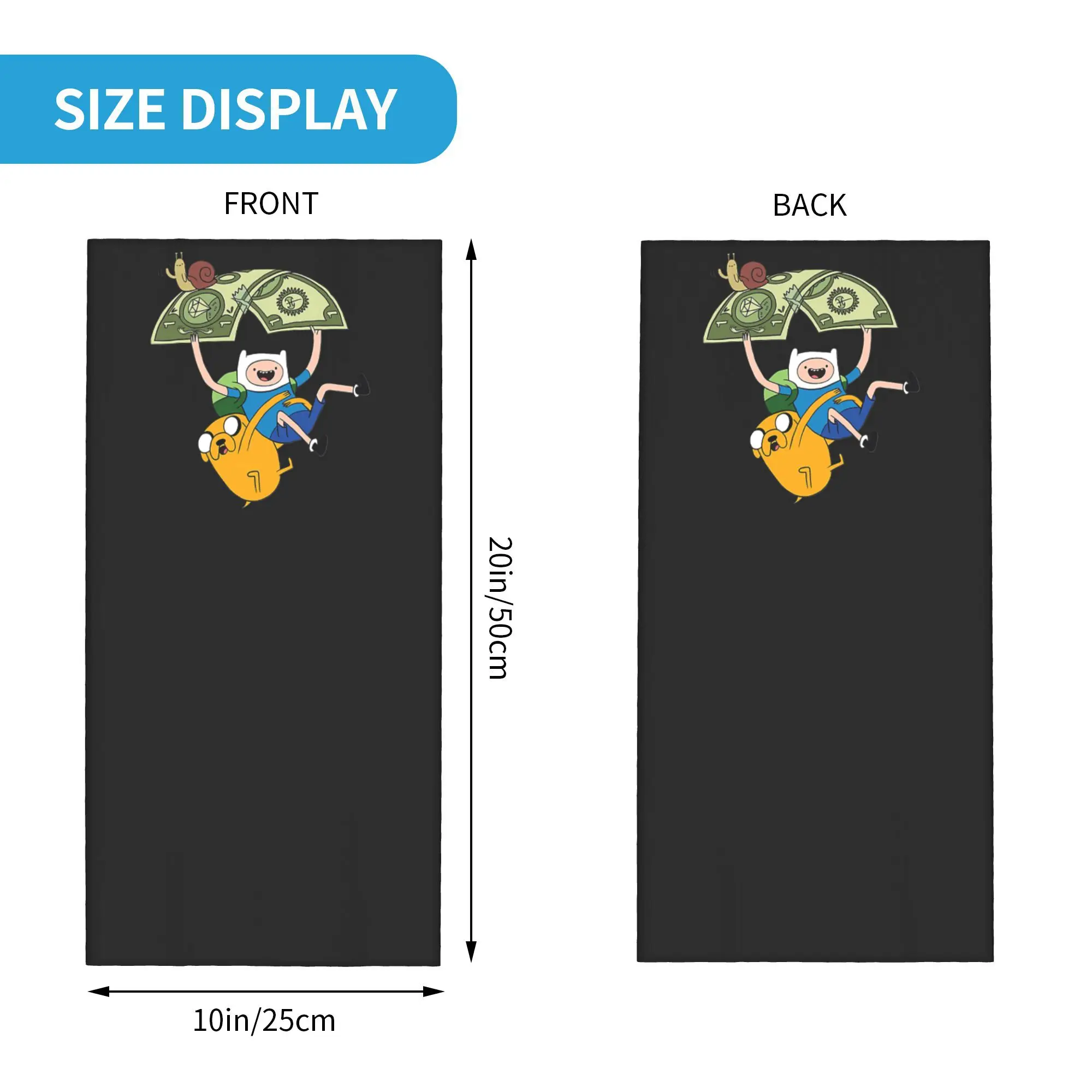 BMO ADVENTURE TIME CARTON NETWORK Collection Bandana Neck Cover Wrap Scarf Cycling Scarf Outdoor Sports Men Women Adult Washable