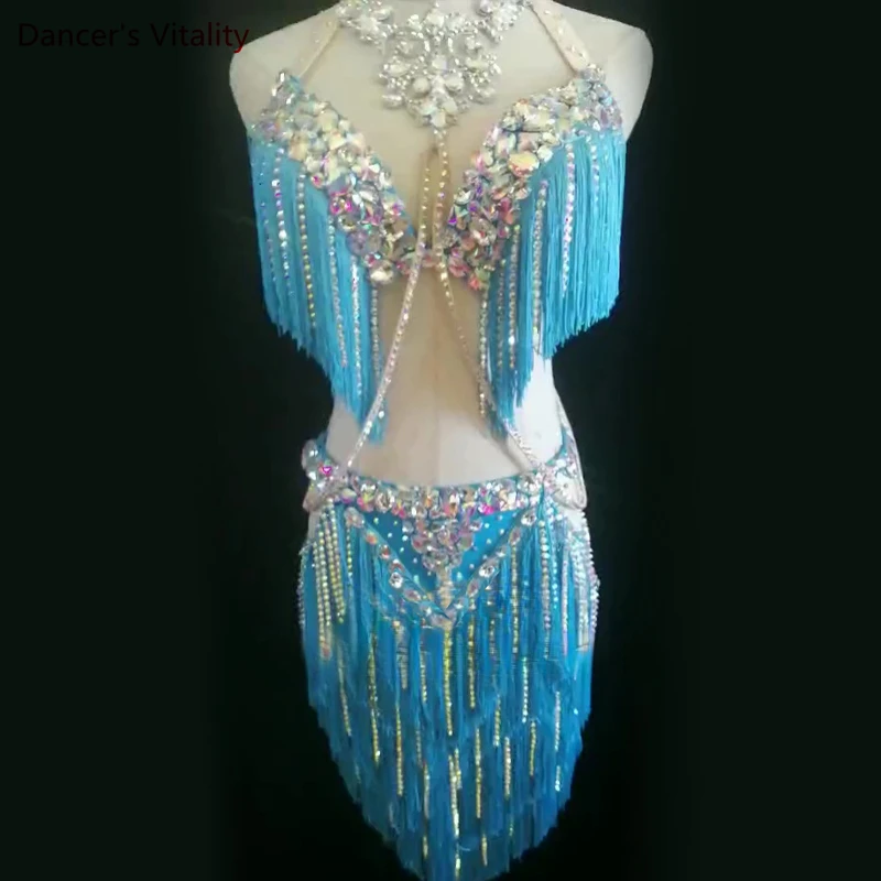 

Belly Dance Performance Costumes Set for Women Cusomzied Adult Children Belly Dancing Competition Suit Oriental Dance Clothing