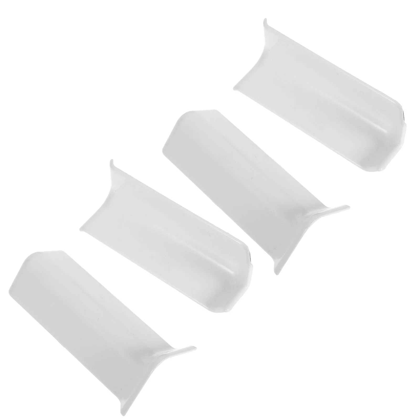 

4pcs Thickened Wall Protectors Durable Floor Edge Guards Self-Adhesive Baseboard Trim for Indoor Outdoor Right Angle Corner