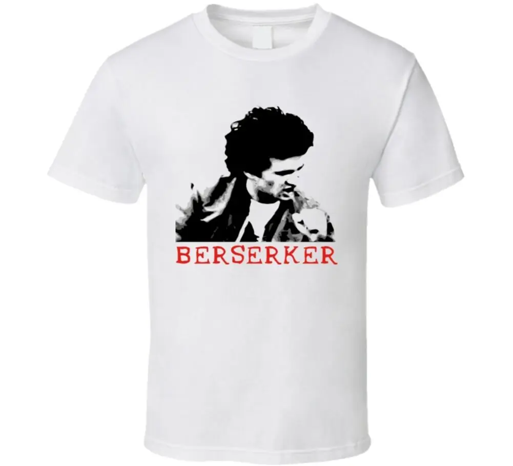 T-shirt Berserker Brilliks Funny Movie, blanc