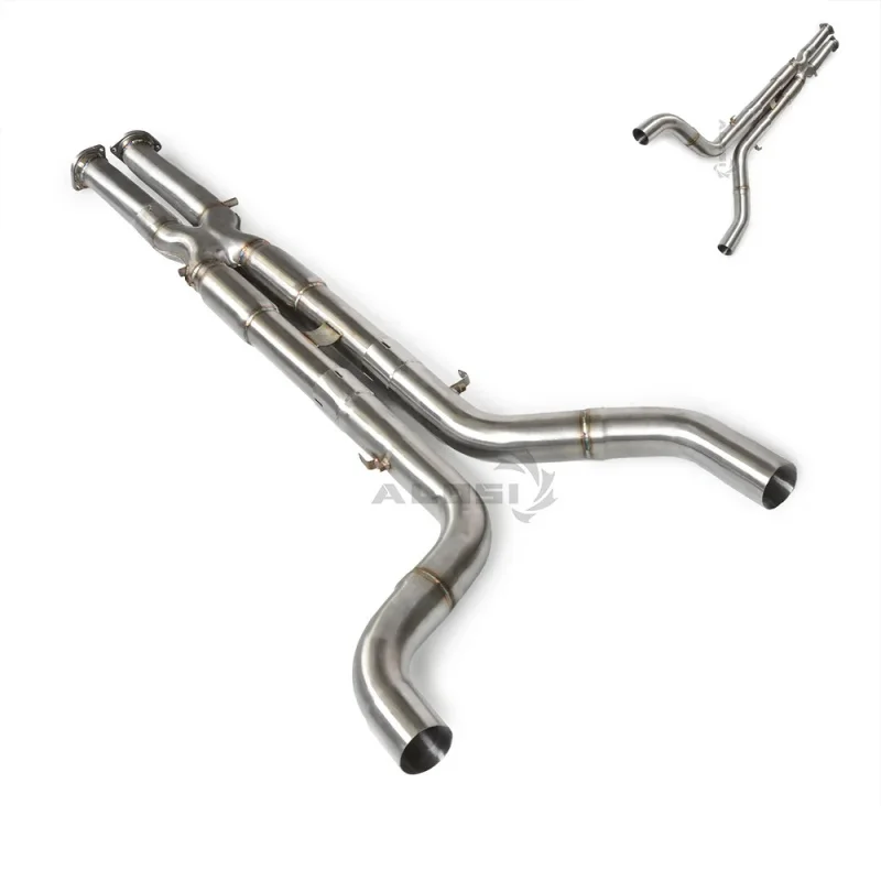 Sonicdiy High Performance Exhaust Mid Pipe Muffler For BMW XM 4.4T V8 2023-2025 SS304 Enhances V8 Roar