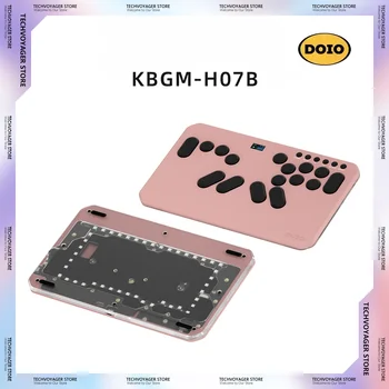DOIO HITBOX KBGM-H07B Mini Keyboard PBT Ergonomics Aluminum Alloy Game Peripheral Custom Keypad Supports PS4 PS5 Switch PC Steam