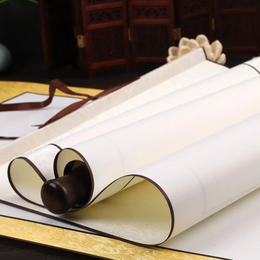

Professional Xuan Scroll Calligraphy Rice Household Blank Scroll Multi-Function Writing Art Supply For Wall Decoration Art