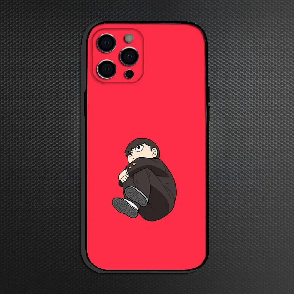 حافظة هاتف M-Mob P-Psycho 100 الشهيرة لهواتف iPhone 16,15,14,13,12,11 Plus، Pro Max، أخرى غطاء أسود ناعم