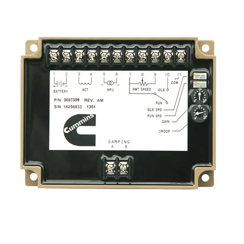 For Cummins Engine Generator Set Speed Control Board 3098693 Electronic Speed Controller 3037359 Machinery Engine Parts