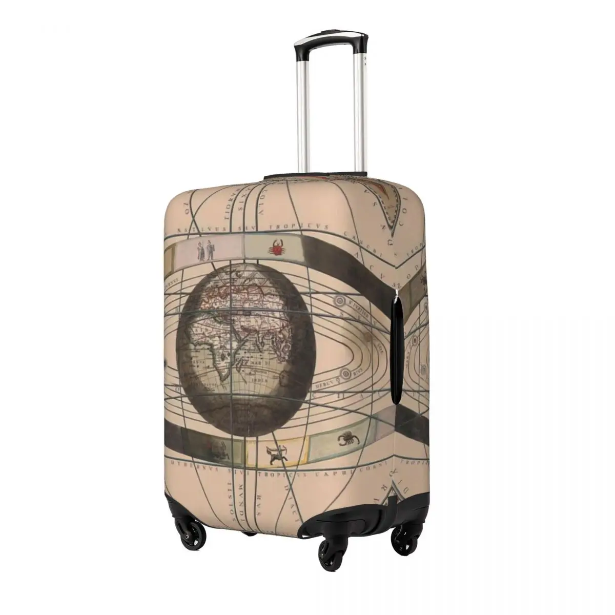 Celestial Map Print Luggage Protective Dust Covers Elastic Waterproof 18-32inch Suitcase Cover Travel Accessories