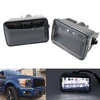 Upgrade LED Fog Lights Bumper Fog Lamps Replacement for 2015 2016 2017 2018 2019 2020 Ford F150 1 Pair Black