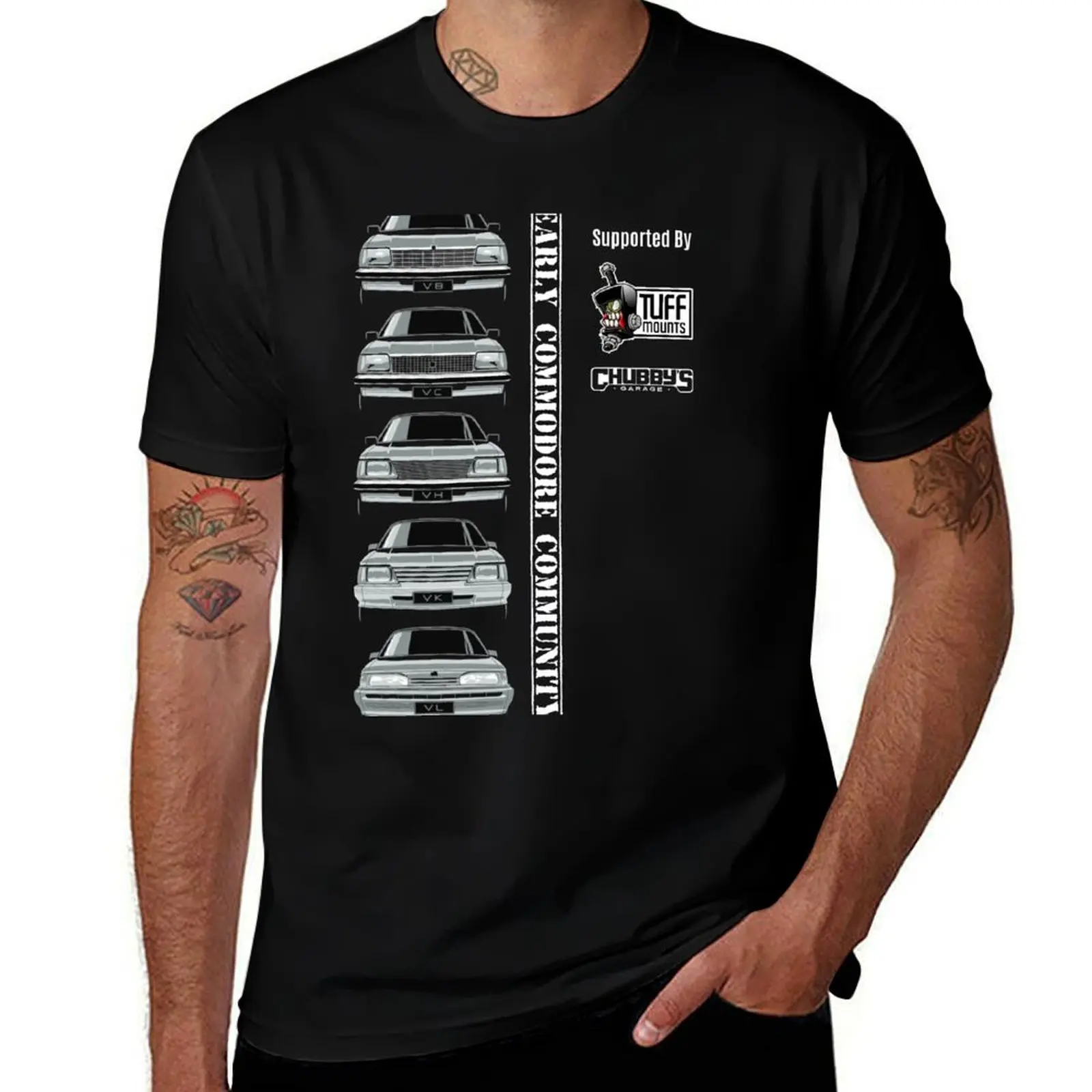 ECC VB to VL White Text T-Shirt Work Comfort for Men T-Shirt