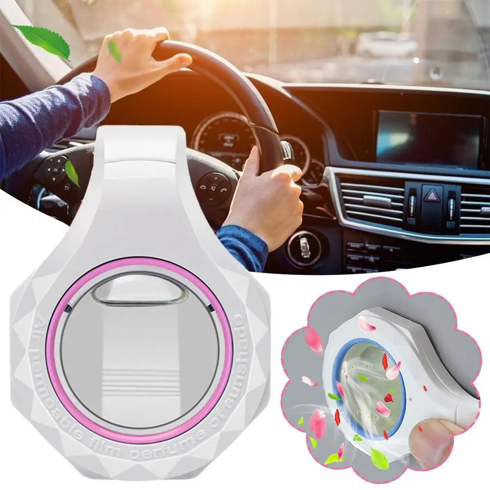 Creative Car Sun Visor Perfume Clip Air Freshener Lasting Interior Fragrance Odors Remove Styling Auto Accessories Y9U0