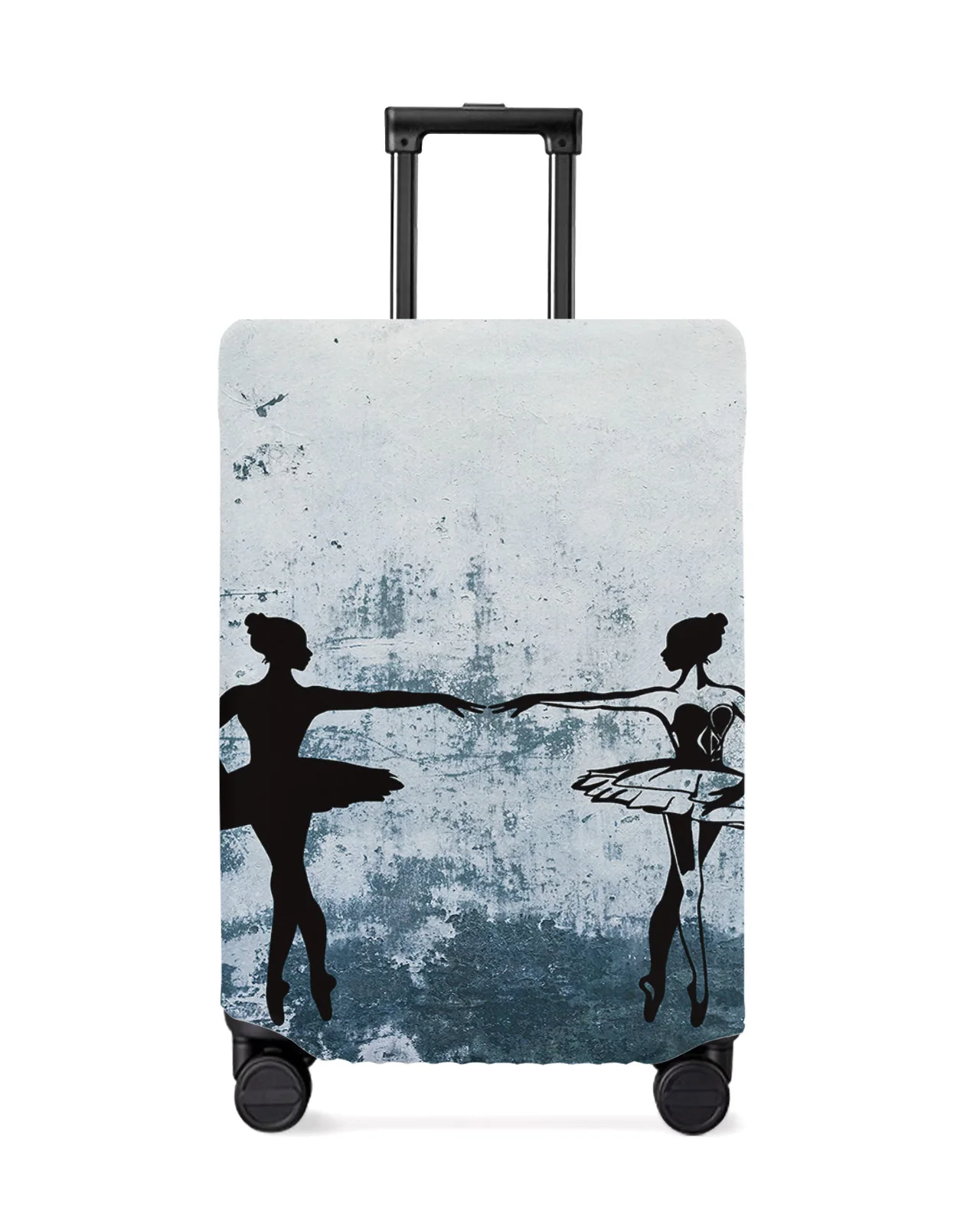 Girl Ballet Dancer Wall Travel Luggage Cover Elastic Baggage Cover For 18-32 Inch Suitcase Case Dust Cover Travel Accessories