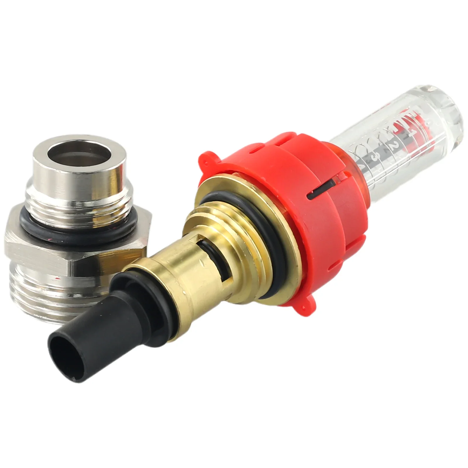 

Underfloor Heating Manifold Flow Meter ABS Brass Flow Meter For Water Underfloor Heating Manifold DN25 Regulator Home Supplies