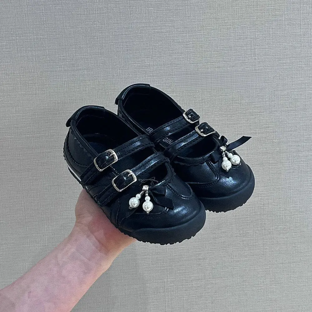 

Children's leisure moral training shoes 2026 summer new style children's shoes French ballet style Mary Jane shoes flat bottomed