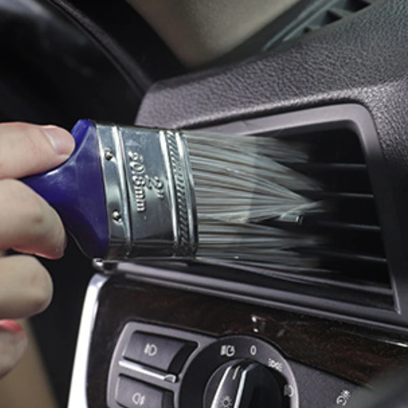 Escova para churrasco de 1 pacote com alça de plástico, adequada para pintar paredes e móveis